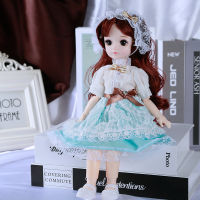 New 30cm BJD Doll Full Set 16 BJD Dolls Fashion Clothes Suit 20 Movable Joints Dolls Body Toys for Girls Dress Up Doll