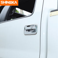 Shineka สติกเกอร์รถสำหรับฟอร์ด F150รถภายนอกมือจับประตูตกแต่งปกสติ๊กเกอร์อุปกรณ์เสริมสำหรับฟอร์ด F150 Raptor 2009-2014