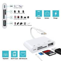 new!!!Apple Lightning to Camera SD/TF/USB Card Reader Adapter For IOS 12