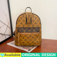 【ใหม่ Arrival】LV กระเป๋าเป้สะพายหลังสำหรับสตรีและผู้ชายขายเดิม LV กระเป๋าถือสไตล์ Street แล็ปท็อป iPad กระเป๋าเป้สะพายหลังนักเรียนโรงเรียนกระเป๋า2022ใหม่เกาหลีแฟชั่น Unisex คู่สบายๆกีฬาเดินทางกระเป๋าเป้สะพายหลังสีน้ำตาล/สีกากี