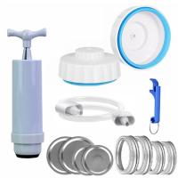 Mason Jar Vacuum Seal Kit Kitchen Tools Portable Sealer Freshness Sealer Set Easy to Use - Fits Wide &amp; Regular Mouth Mason Jars