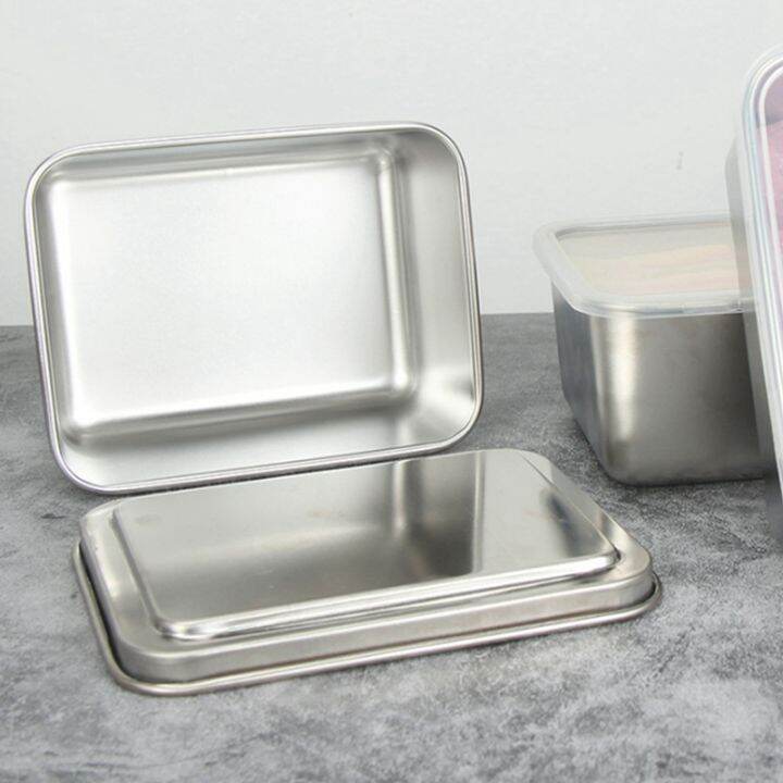 2x-stainless-steel-fresh-keeping-box-storage-box-with-lid-food-storage-box-cooking-ingredient-packaging-box-b