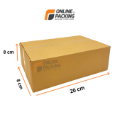 Hộp carton đóng hàng size 20x8x8 - Combo 120 hộp