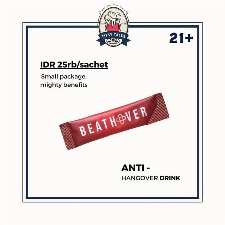 Beathover Minuman Hangover Cure / Anti Hangover 1 Sachet Lazada Indonesia