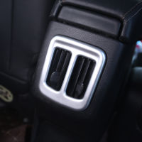 My Good รถ ABS Chrome ด้านหลังเครื่องปรับอากาศ Vent Trim Armrest Air Outlet สติกเกอร์สำหรับรถจี๊ปเข็มทิศ2017 2018อุปกรณ์เสริม