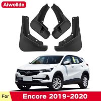 แผ่นบังโคลนสำหรับ Buick Encore 2019 2020แผ่นกันกระเซ็นที่ปัดโคลนแผ่นบังโคลนรถบังโคลนหน้าหลังอุปกรณ์ตกแต่งรถยนต์