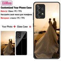 【อิเล็กทรอนิคส์ส่องแสง】แก้วภาพถ่ายแก้วเคสสำหรับ Samsung Galaxy S20 S21 S22 S23 Plus Note 20 M12 M11 A02เป็นพิเศษ M21S M31 M31S M51 M10S 5กรัม