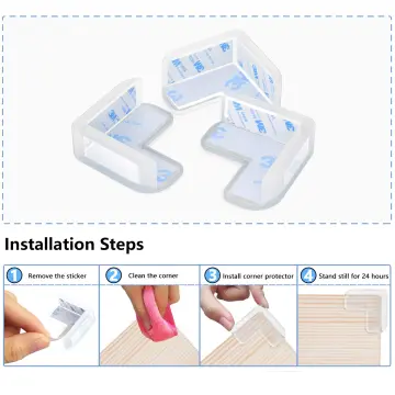 8pcs PVC Adhesive Table Corner Protector Baby, Clear Anti-Bump Table Corner  Protector, Covers Sharp Furniture and Table Edges, Baby Corner Protector,  Guardrail Guard - Furniture Corner and Edge Safety Bumpers - Baby