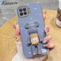 Kanavi เคสโทรศัพท์ปิดขอบผิวด้านแฟชั่นชุบแบบตรงสำหรับ OPPO A93 A94 A55 A71 5G A74 5G A58 5G Reno4 Reno3 A1K F Reno5 F หรูหราฝาครอบโทรศัพท์ซิลิโคนนิ่มกันกระแทก A91