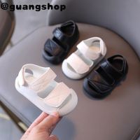 guangshop รองเท้าแตะรัดส้นแฟชั่นสีพื้นสำหรับเด็กหญิงและชาย0-3ปี T22N04CC-74