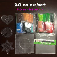 2.6mm HamaBeads Kit 48colors &amp; Tools OPP Packing Colorful Beads Hama Beads Iron Diy Puzzles High Quality Gift Toy