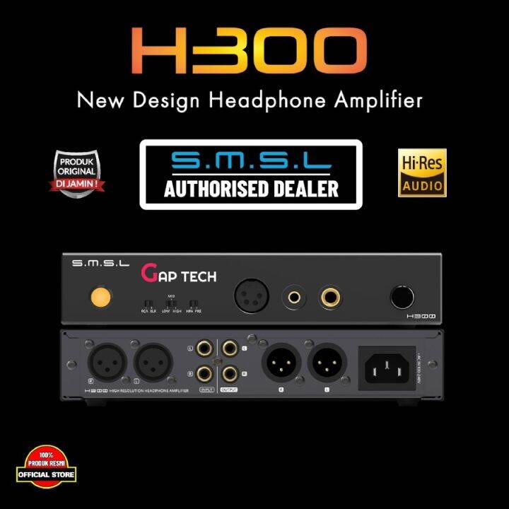 SMSL H300 / H 300 New Design Headphone Amplifier Original Lazada