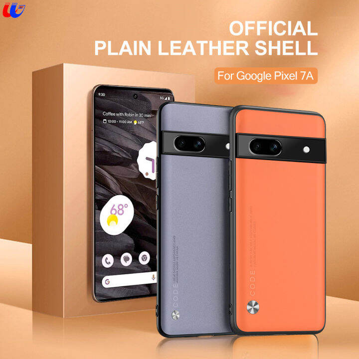 Plain Skin Leather Case For Google Pixel 7a 5G 2023 Pixel 7Pro Pixel7 6