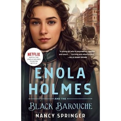 Right now ! &gt;&gt;&gt; ร้านแนะนำ[หนังสือ] Enola Holmes and the Black Barouche Mysteries 7 - Nancy Springer นิยาย ภาษาอังกฤษ fiction novel English book