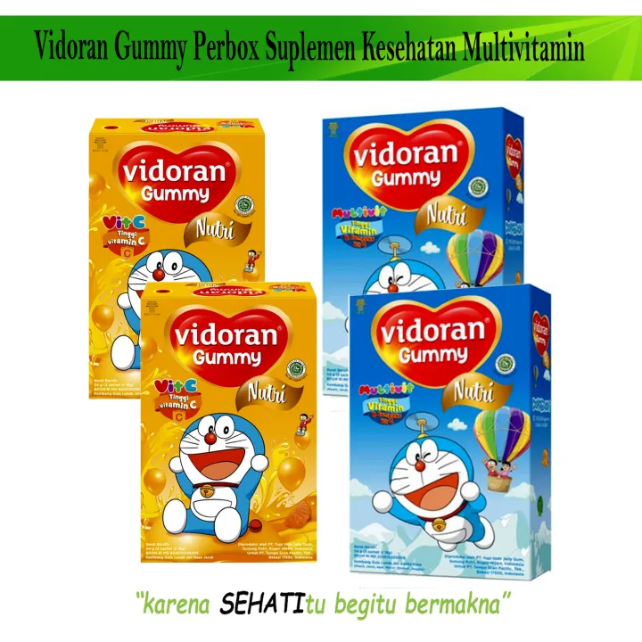 Vidoran Gummy Per Box Suplemen Makanan Sumber Vitamin Lazada Indonesia
