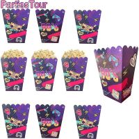 ☎✧ 3/10/12 Packs 90s Hip Hop Popcorn Boxes 90s Theme Party Decoration Back to the1990 Candy Cookie Containers Party Favor Supplies