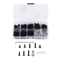 361PCS Round Head Screw Tool Box Set for 1/8 1/10 Traxxas Axial Redcat HSP HPI Arrma Losi RC Car