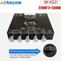 Original Aideepen ZK-AS21 2.1ช่อง5.1 Bluetooth รุ่น TPA3255บลูทูธเครื่องขยายเสียงดิจิตอลโมดูล220WX2 + 350W Power Amplifier Board High และ Low Tone ซับวูฟเฟอร์