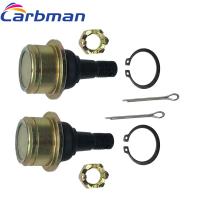 1 Carbman 2 Sets Ball Joints Upper/Lower Fit For Yamaha ATV 350 400 450 660 700 Rhino Grizzly Kodiak