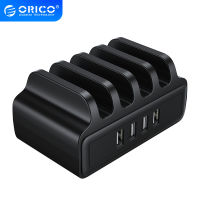 ORICO 4 Ports USB Charging Station Charger 30W Max for iPhone Samsung Xiaomi Mobile Phone With Phone Stand USB Charger