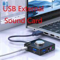 ELEONE ตัวแปลง USB พอร์ต USB ภายนอก3.5มม. AUX อะแดปเตอร์เสียงสำหรับแล็ปท็อปอะแดปเตอร์เครื่องเสียง USB การ์ดเสียงภายนอกการ์ดเสียงสเตอริโอการ์ดเสียงภายนอก