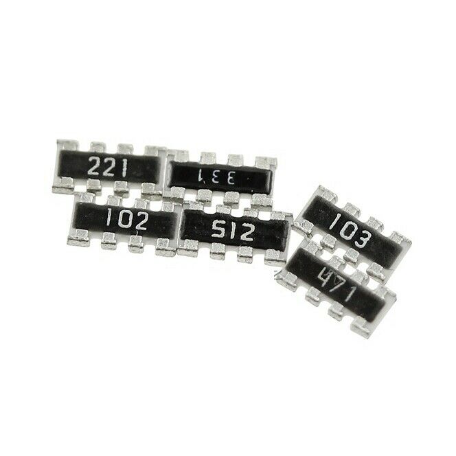 2012 2mm×1.2mm 500PCS SMD Chip Resistor 10R 10 ohm Ω 100 5% 1/8W 0805 