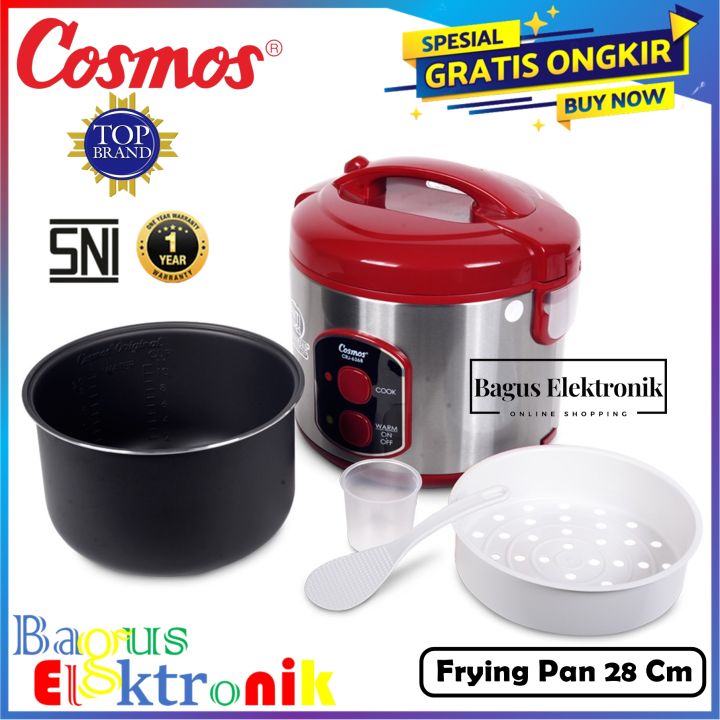 Cosmos Crj 6368 3in1 Mejikom Rice Cooker Magic Com Magiccom