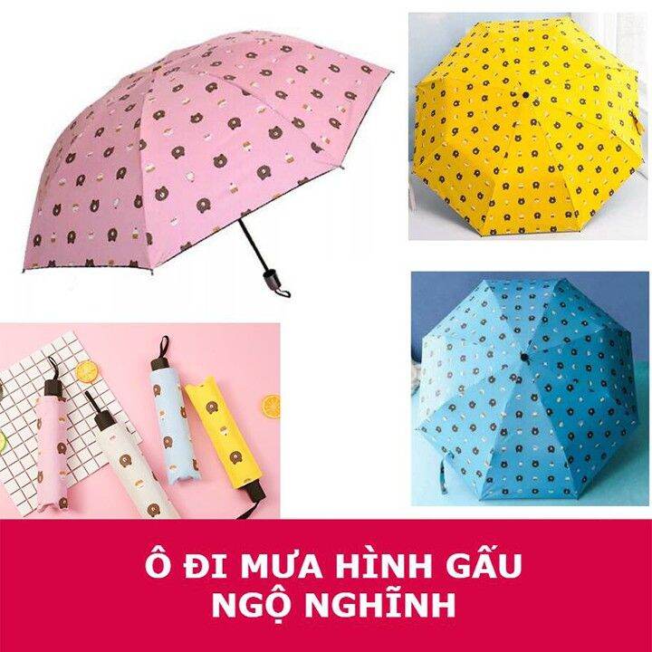 Ô dù gấp gọn du lịch bỏ túi hình gấu che mưa, chống nắng, chống tia UV tiện lợi (giao màu ngẫu nhiên) | Lazada.vn Ô Dù Gấp Gọn Du Lịch Bỏ Túi Hình Gấu Che Mưa, Chống Nắng, Chống Tia Uv Tiện Lợi (Giao Màu Ngẫu Nhiên) | Lazada.Vn