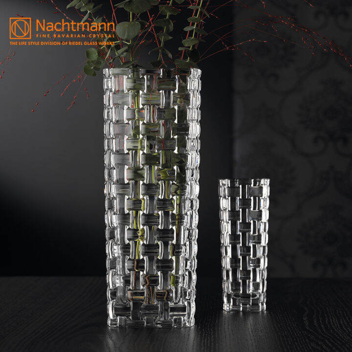 Nachtmann transparent crystal glass vase ornaments living room flower