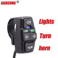 【LZ】✔☇﹉  SaiKeung bicicleta elétrica 36V 48V DK336 interruptor scooter motocicleta ATV chifre botão turn signal guiador controlador interruptor