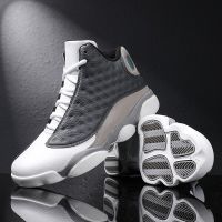 Mens fashion trend outdoor leisure sports air cushion soft sole wear-resistant non-slip retro basketball shoes