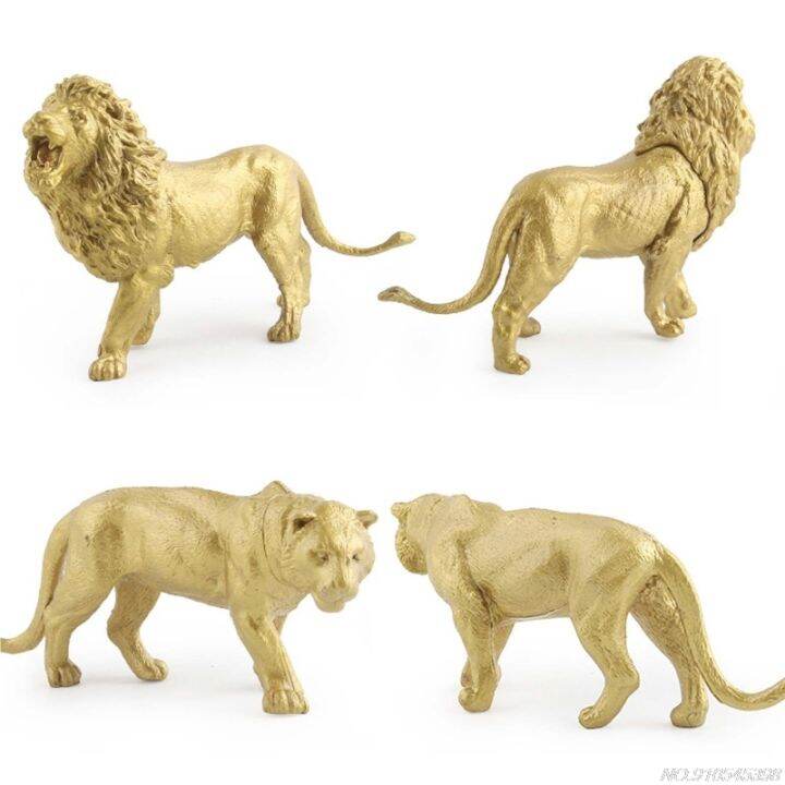 7pcsset-simulation-mini-wild-zoo-animal-figure-model-plastic-lion-tiger-orangutan-rhino-leopard-elephant-jy09-21-dropship