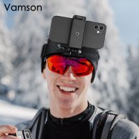 Vamson สายรัดศีรษะสำหรับกล้อง Gopro Hero 10 9 8 7 6อุปกรณ์เสริมโทรศัพท์มือถือคลิปแก้ไขสำหรับ13 12 11