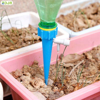 ZDJR ระบบกรองน้ำแบบปรับระดับได้12ชิ้น,ระบบน้ำหยดสำหรับรดน้ำต้นไม้ในบ้านและวันหยุด