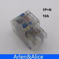 โปร่งใส1pn 10a 230V ~ 50Hz/60Hz Residual Current เบรกเกอร์กว่า Current และป้องกันการรั่วซึม Rcbo