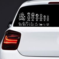 Interesting Family Car Sticker Automobiles Exterior Accessories Vinyl Decals for Bmw Audi Ford Honda Window Toilet Wall Car Door Protection