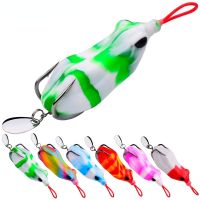 Thunder Frog Fishing Lure Bait 6.5cm 14.5g Soft Baits Floating Water Luya Wobblers Artificial Tackle Double Fishhook GearLures Baits