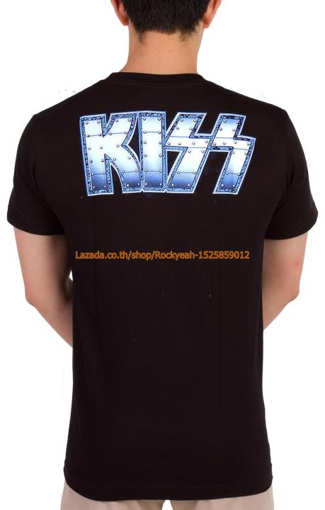 เสื้อวง-kiss-เสื้อยืด-วงดนตรี-คิส-ไซส์ยุโรป-rcm1245