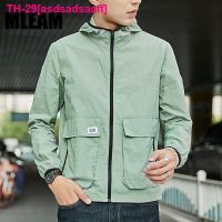 asdsadsaaff Casaco impermeável e Windproof para homens Casacos de pele กันลม proteção Roupas pesca caça Quick Dry Windbreaker Hoodie