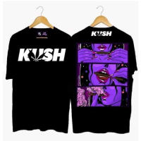 2023 เสื้อแฟชั่นผญ2022 อื่นๆ - KUSH เรืองแสงที่นิยมในสีดําคนต่างด้าวพิมพ์เสื้อยืดสําหรับผู้ชายผู้หญิงแฟช