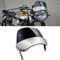 1 Set Universal Front Headlight Motorcycle Windshield Deflector 5-9.45 Inch Headlamp Windscreen For Cafe Racer Triumph Harley