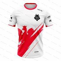 2023 Customized Fashion G2 National Team Jersey Tees Poland G2 Jersey T-shirt LOL Short Sleeve Uniform G2 Global，Contact the seller for personalized customization