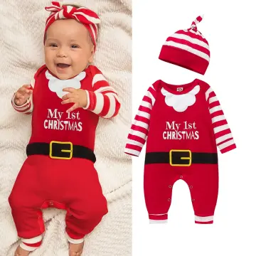 Newborn 1st clearance christmas outfits