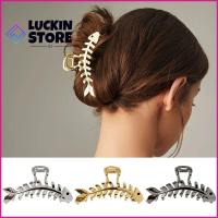 TREND 57SHOP เสน่ห์เสน่ห์ ชุดคลุมศีรษะ สำหรับผู้หญิง Barrettes บาร์เร็ตต์ อุปกรณ์จับผม คลิปผมก้างปลา กรงเล็บผมก้างปลา ที่หนีบผม