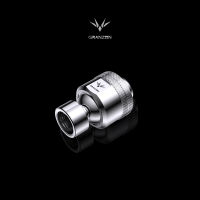 Granzon GD-X,360 Degree Freely Rotary Fitting,G14 Male to Famale Connector Universal Joint Water Cooling Adaptor BlackSilver