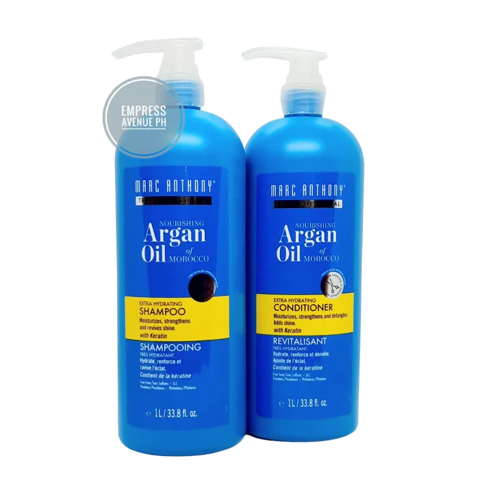 Marc Anthony Nourishing Argan Oil Of Morocco Extra Hydrating Shampoo And Conditioner Set 2 X 1l 6495