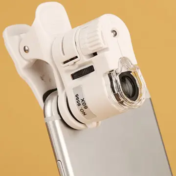 60X/100X Mobile Phone Microscope with Cell Phone Clip Pocket