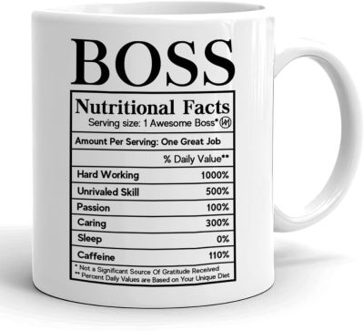 ✆☑  Nutrition Facts Custom Mug US New
