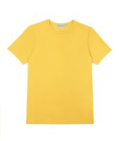 Knit Shirt Co. Iconic Pima Tees Yellow  เสื้อยืดคอกลม ผ้าฝ้าย pima cotton 100% สีเหลือง