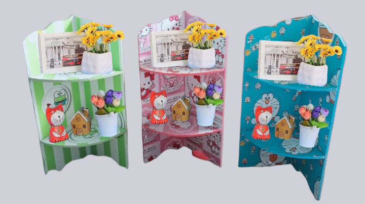 RAK SUDUT RUANG TAMU RAK SUDUT KARAKTER RAK SUDUT KAMAR DAN DAPUR,RAK